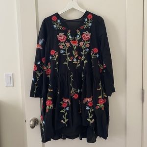 Zara Flower embroiled dress